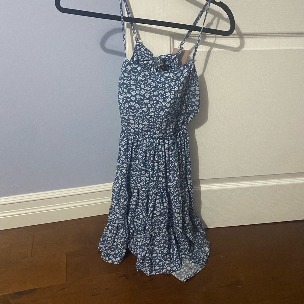 Blue Floral Sundress